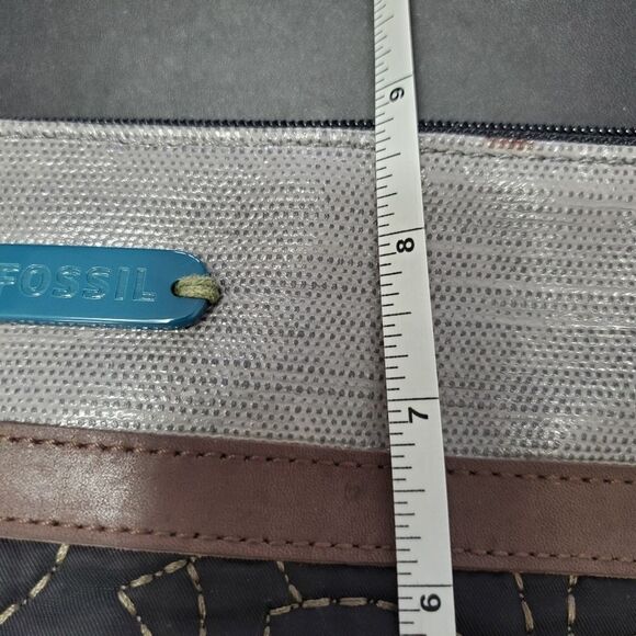 Fossil silver, black & brown Key Per clutch - Picture 4 of 8